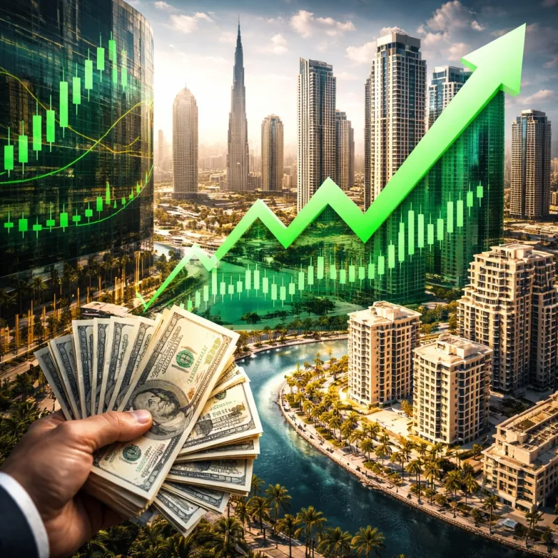 Stock market surge in Gulf region