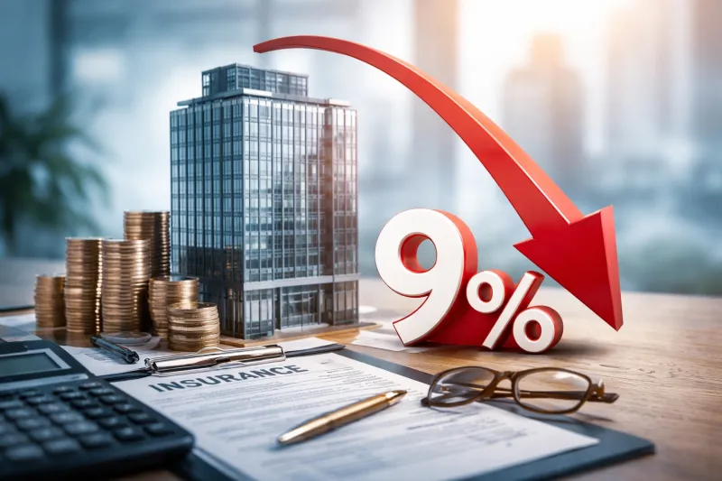 Decrease in property insurance rates