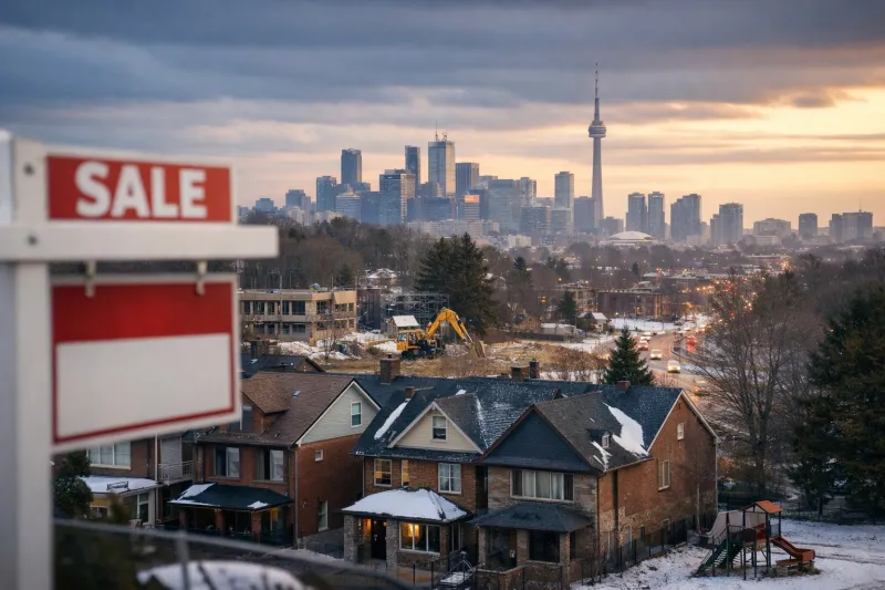 Suburban Canadian neighborhood