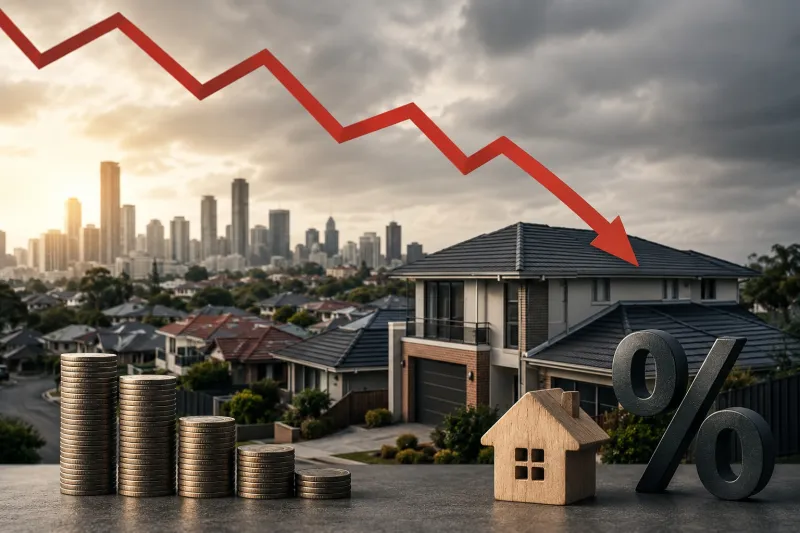 Falling market and rising rates