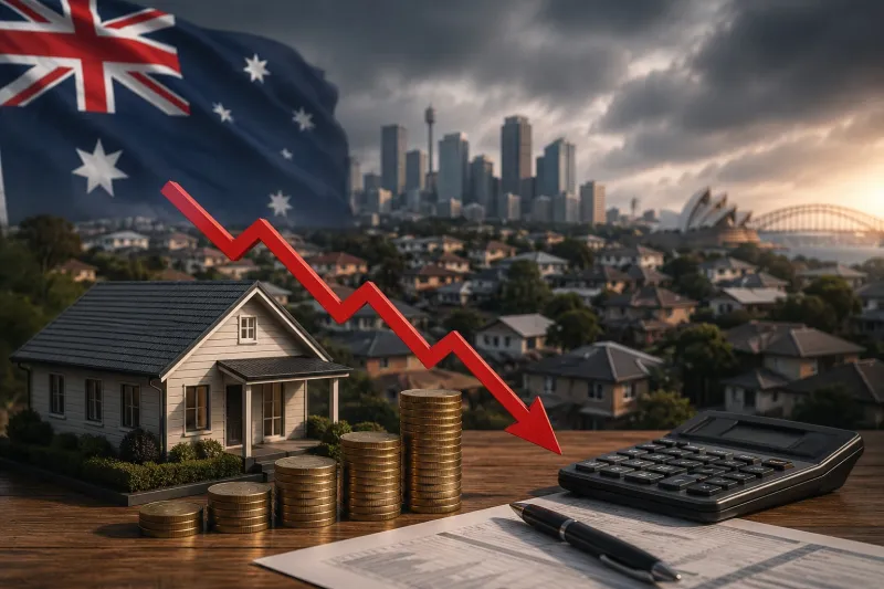 Financial downturn in Australian real estate